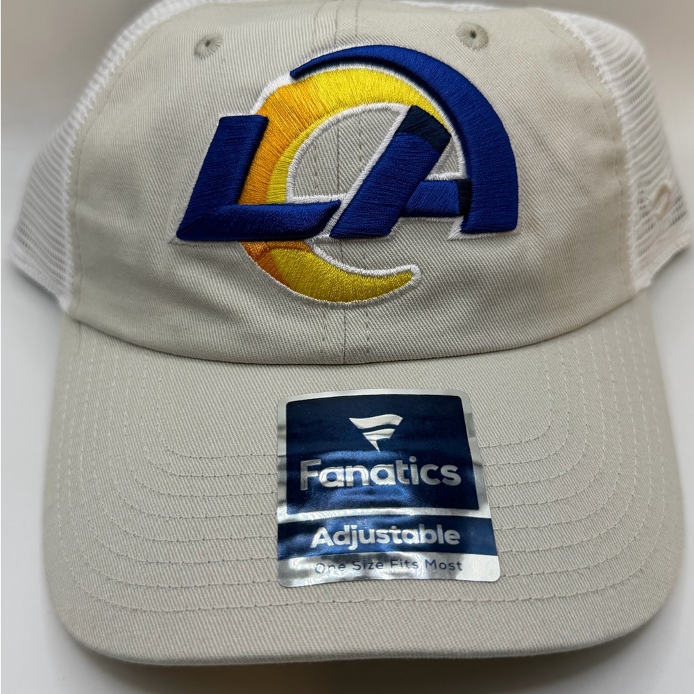 Fanatics Los Angeles Rams Cap | OSFM - Adjustable | Unisex | New With Tags